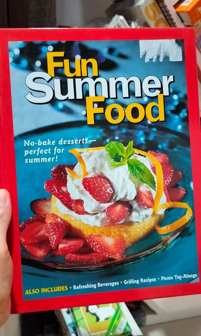 Recipe book (Fun summer Food) (Category: Storybooks) located in Quezon City. Submitted by SanchoSol (Listing ID 1235634189, Image 1). Description: 🌻Recipe book (fun summer food) 🌻bought @ 245.00 Php 🌻RFS: decluttering #buhayzerowaste #recipebook #foodbook #dessert #summer #foodporn #book.