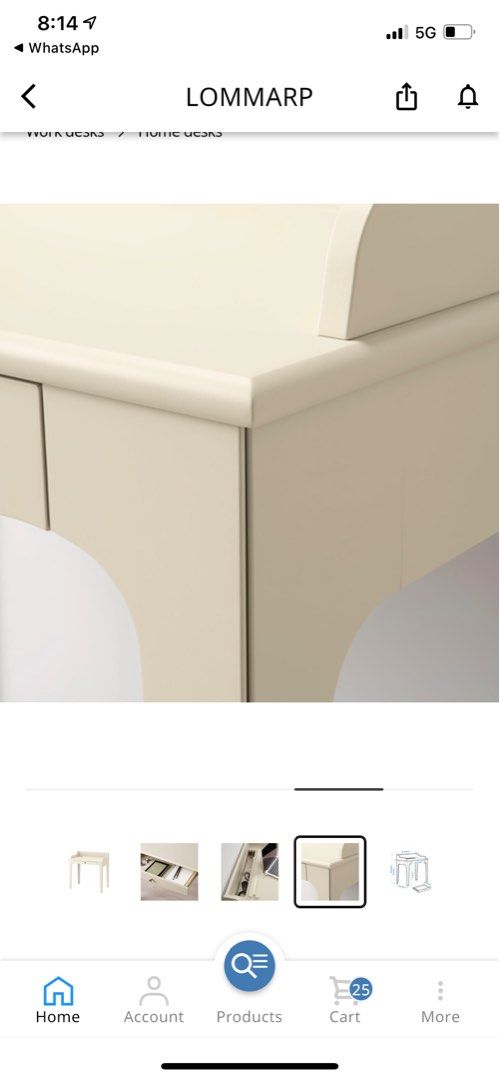 Relocation Sale IKEA Lommarp desk table, 傢俬＆家居, 傢俬, 其他家居傢俬 Carousell