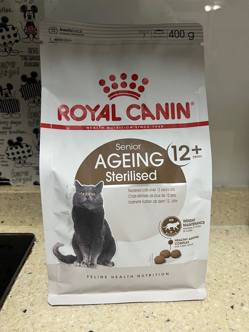 Royal Canin Senior Cat Biscuit 400g, Pet Supplies, Pet Food on Carousell