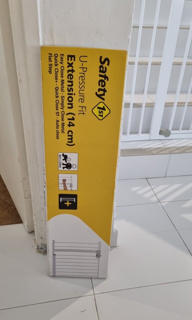 Safety first upressure fit 14cm extension, Babies & Kids, Baby Nursery