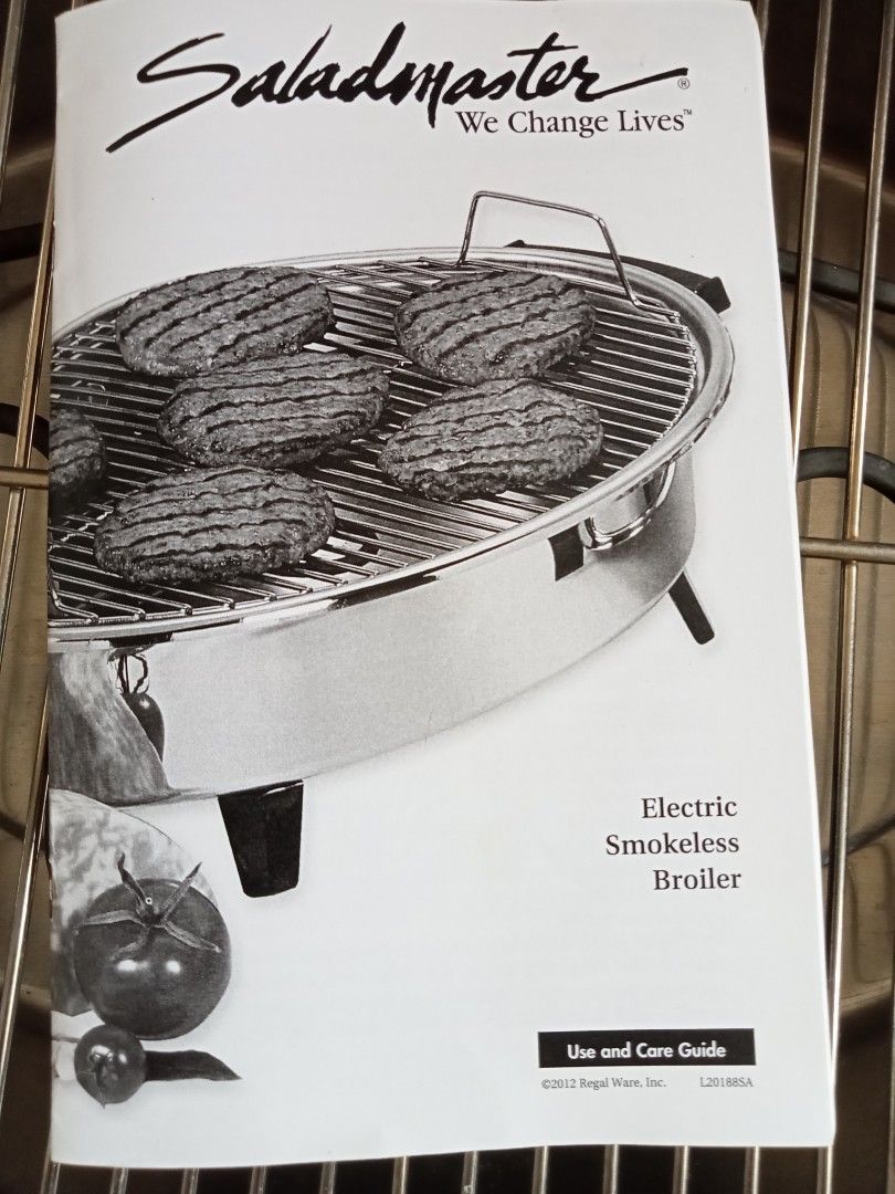 Saladmaster smokeless deals grill