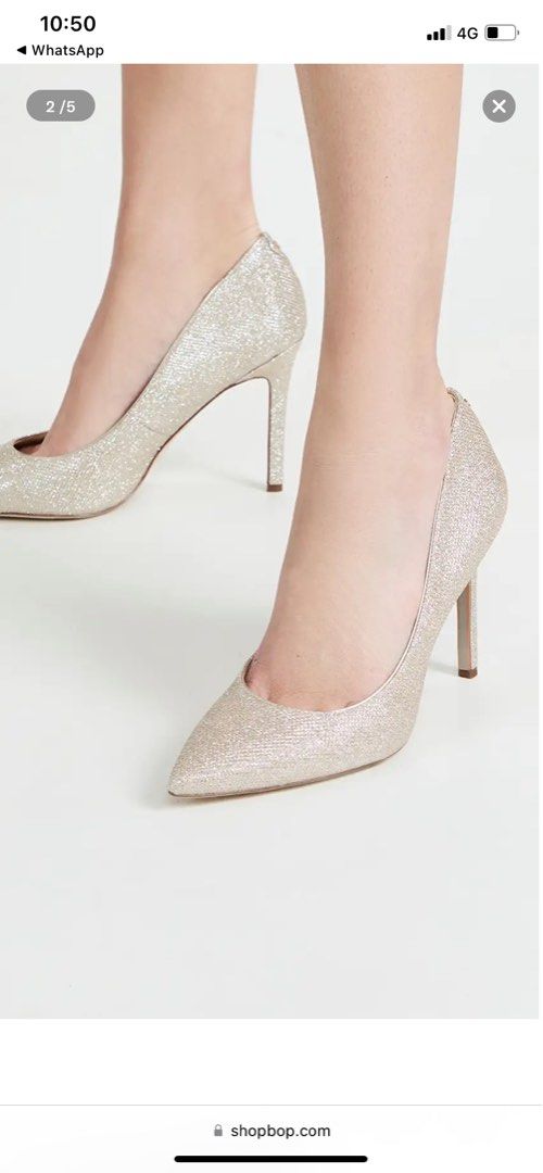 Gold sam edelman heels best sale
