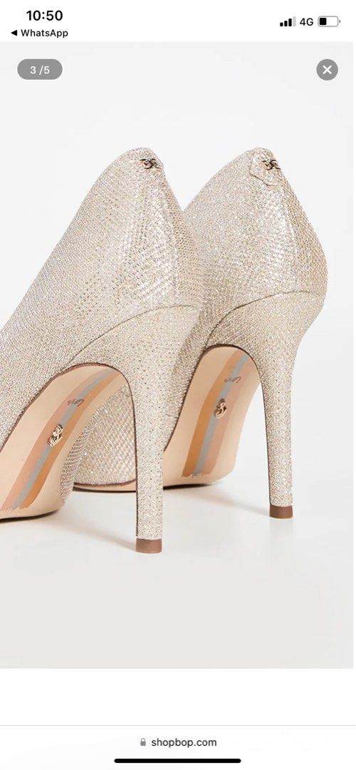 Sam Edelman Hazel Gold Pumps Wedding Heels Women s Fashion