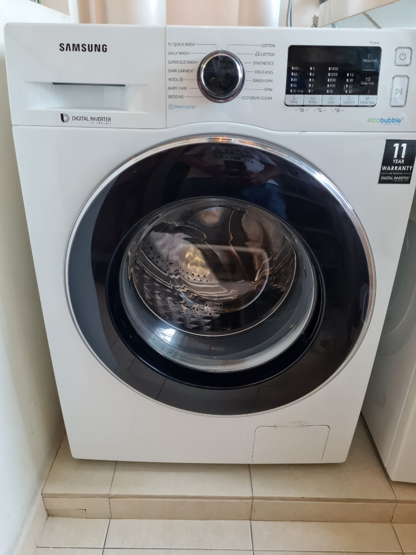 Samsung 8kg Frontload Washing Machine, TV & Home Appliances, Washing