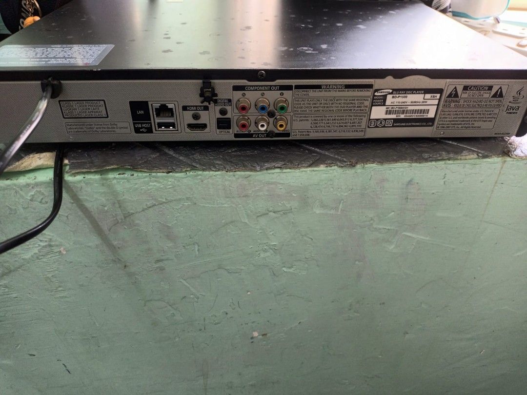 SAMSUNG BDP1500 1080p Bluray disc player, 家庭電器, 電視 & 其他娛樂, 藍光及播放器