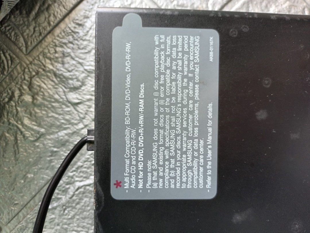 SAMSUNG BDP1500 1080p Bluray disc player, 家庭電器, 電視 & 其他娛樂, 藍光及播放器