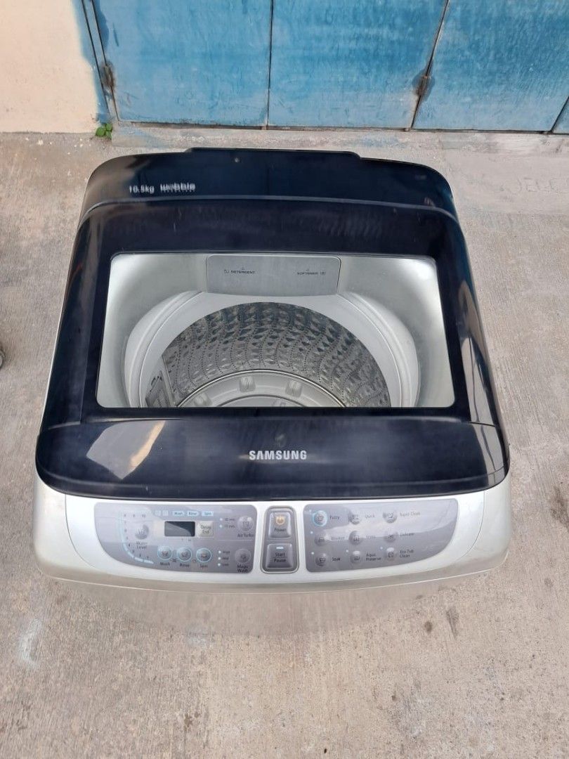 Samsung top load washing machine 10.5 kg, TV & Home Appliances, Washing