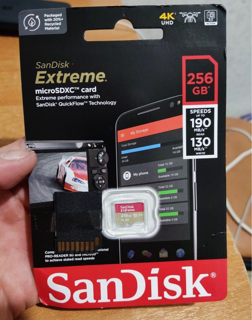 SanDisk Extreme PRO SDXC 256GB UHS-I U3 200MB/s V30 - Foto 2