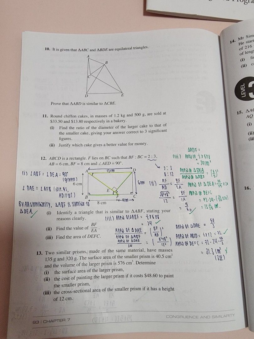 Secondary two mathematics workbook, Hobbies & Toys, Books & Magazines ...