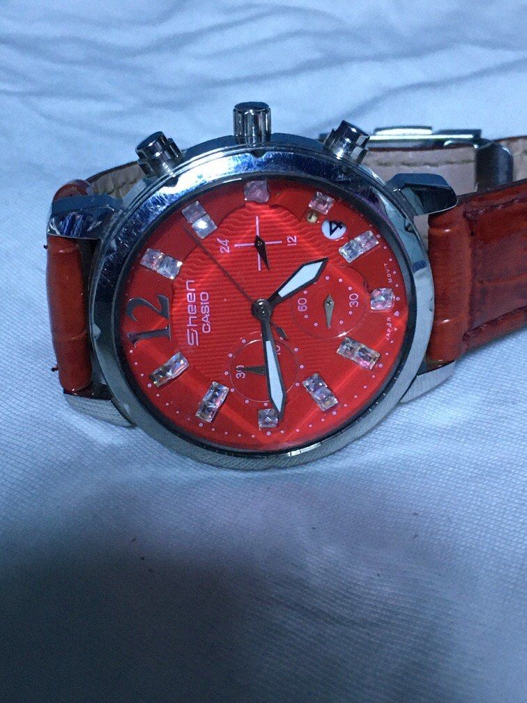 Sheen casio chronograph quartz, Luxury, Watches on Carousell