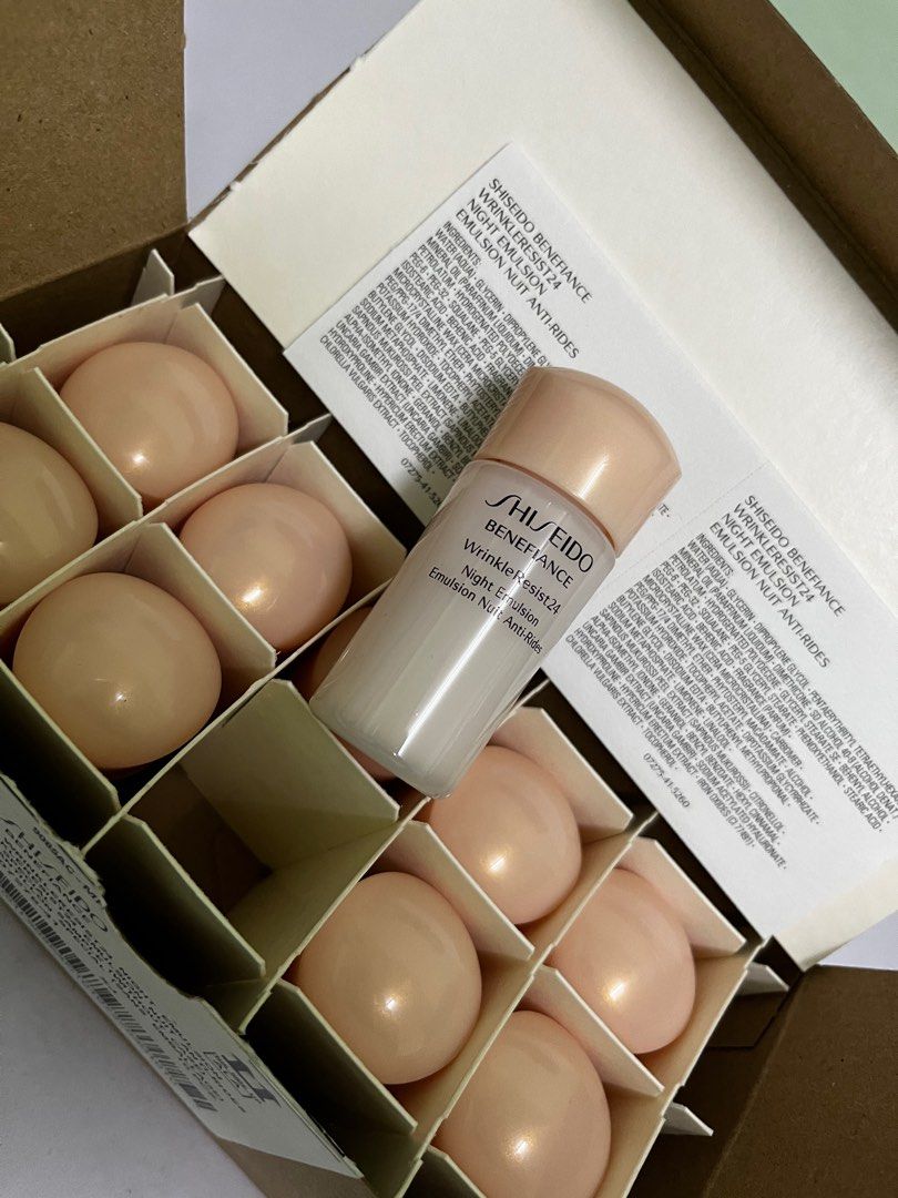 Shisheido wrinkle resort 24 emulsions, Beauty & Personal Care, Face