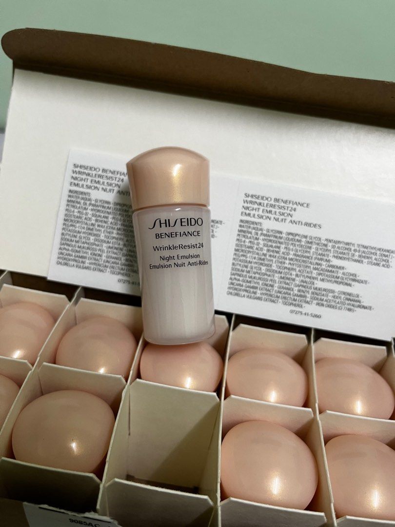 Shisheido wrinkle resort 24 emulsions, Beauty & Personal Care, Face