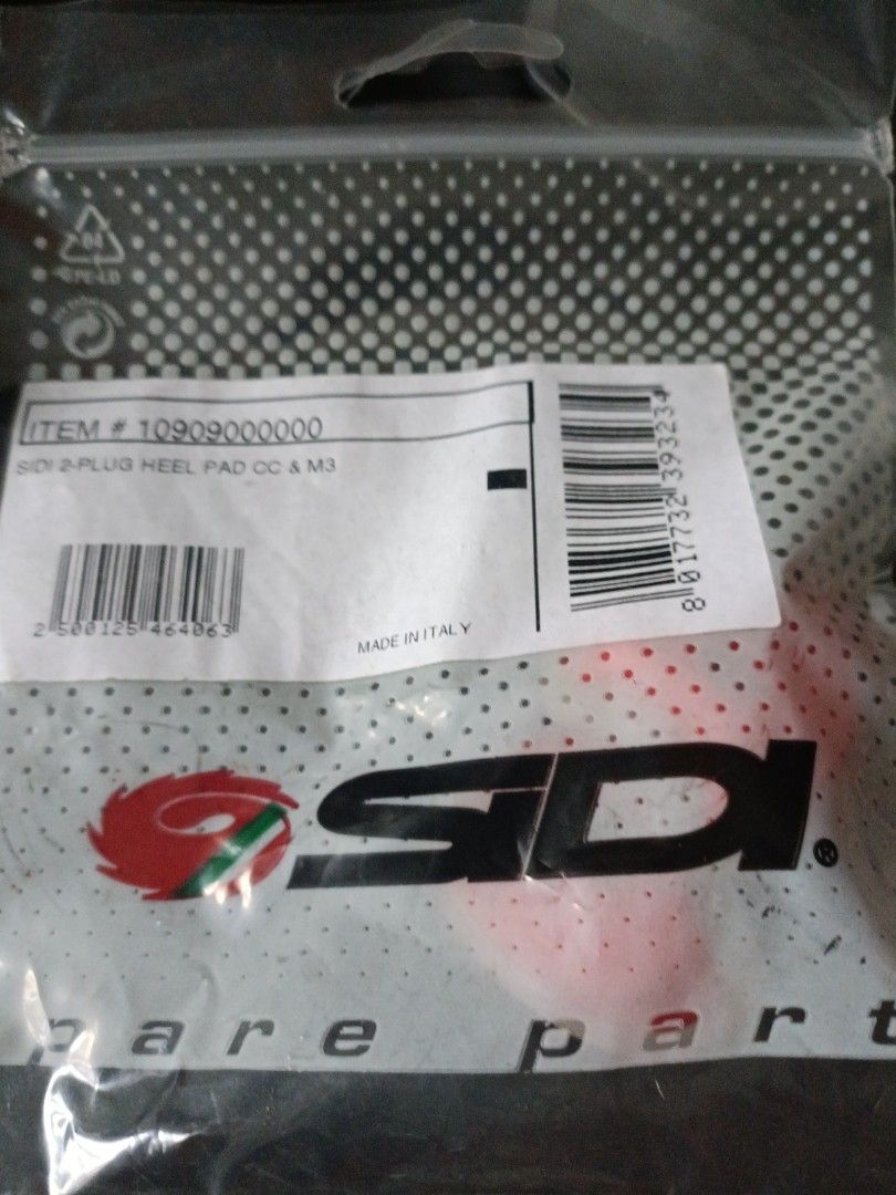 Sidi heel pads top