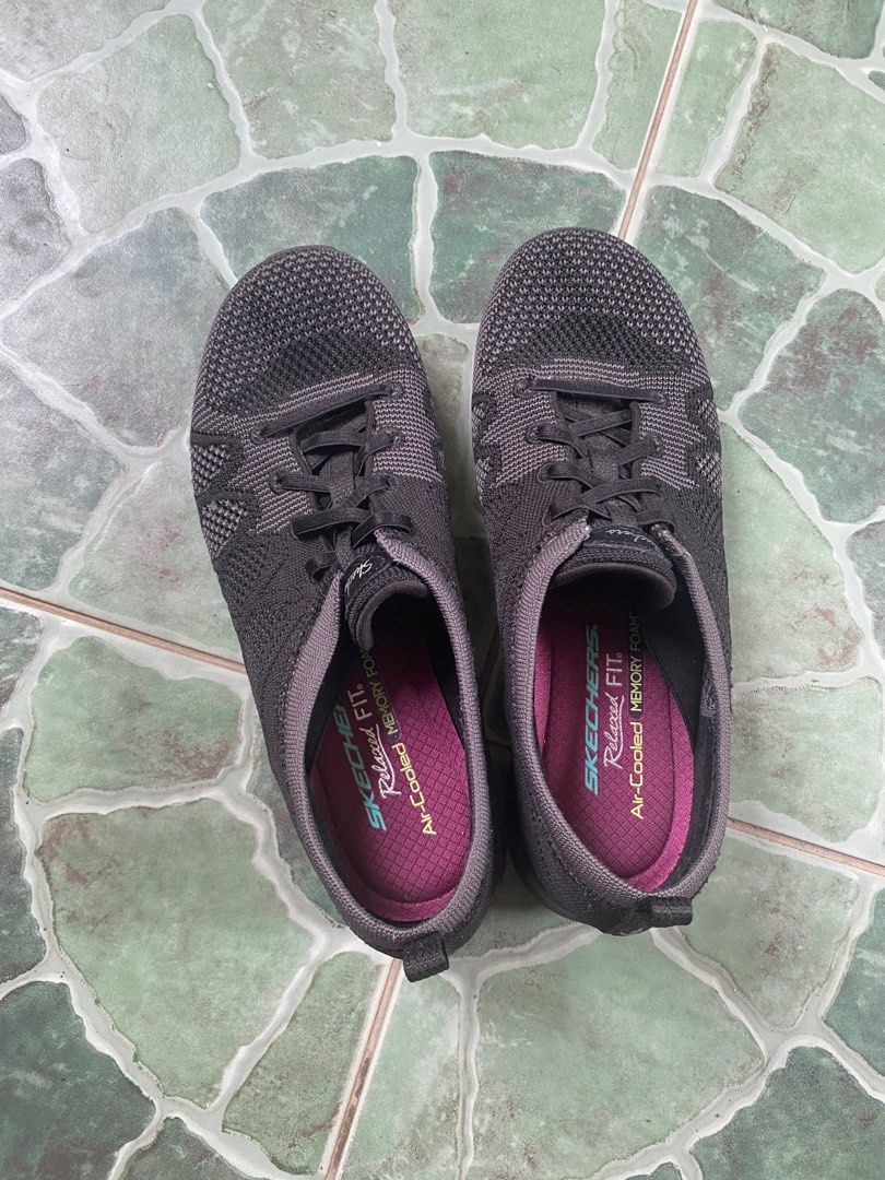 Skechers relaxed clearance fit mens purple