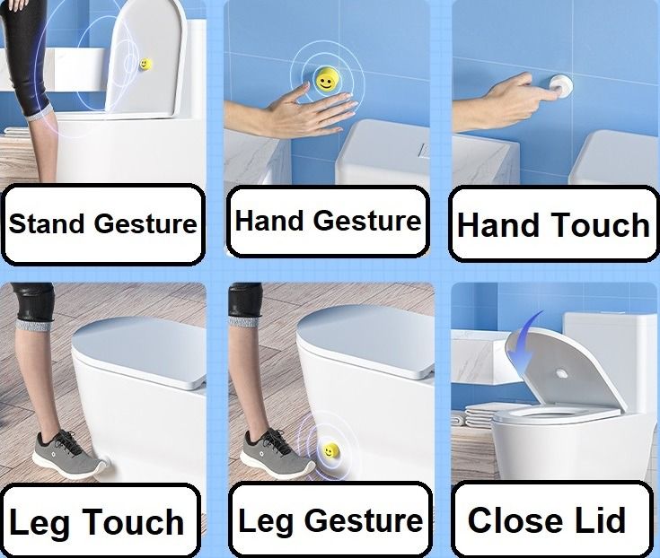 Smart Automatic Toilet Bowl Auto Flusher 2.0, Furniture & Home Living ...