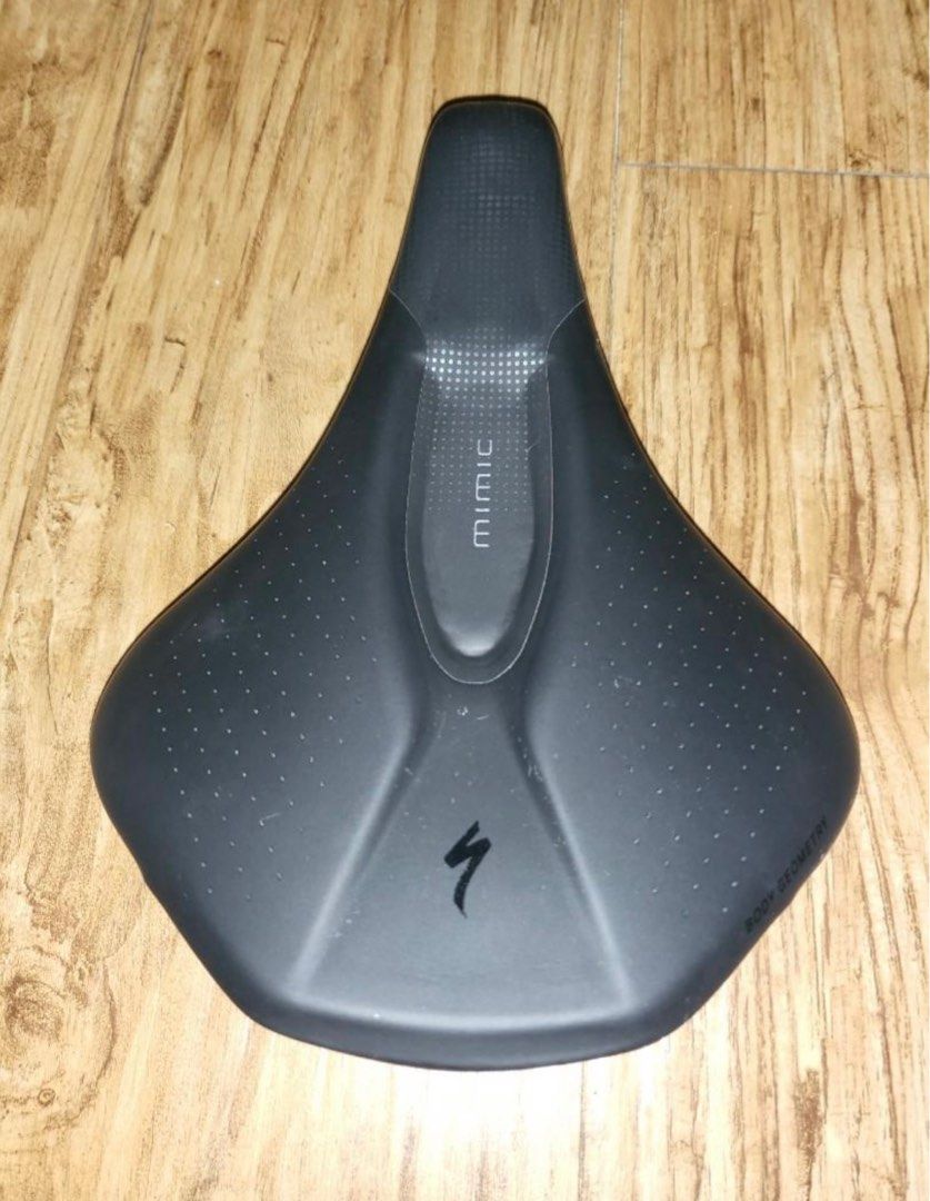Specialized Power Mimic Comp Women Saddle (Category: Parts & Accessories) located in Singapore. Submitted by Sakai (Listing ID 1235659094, Image 2). Description: Used for 1 ride only...Decided to give up cycling after borders opened http://www.wasap.my/+6591449996 Features: Body Geometry: Patented Body Geometry design is lab-tested to ensure blood flow to sensitive arteries. Innovative Mimic technology: Saddle Uses multilayered materials to maint