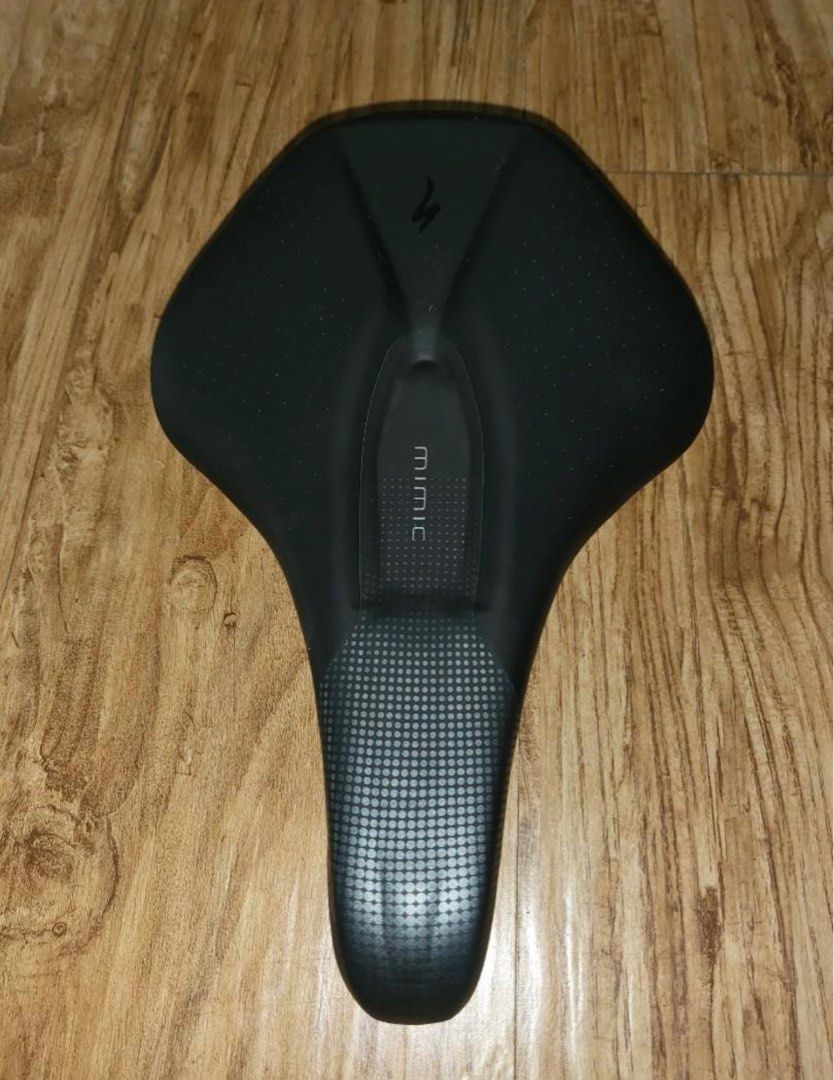 Specialized Power Mimic Comp Women Saddle (Category: Parts & Accessories) located in Singapore. Submitted by Sakai (Listing ID 1235659094, Image 1). Description: Used for 1 ride only...Decided to give up cycling after borders opened http://www.wasap.my/+6591449996 Features: Body Geometry: Patented Body Geometry design is lab-tested to ensure blood flow to sensitive arteries. Innovative Mimic technology: Saddle Uses multilayered materials to maint