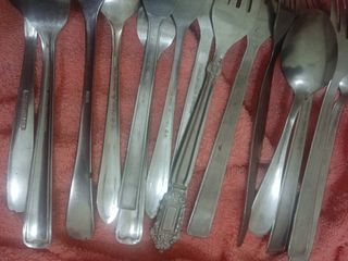 Stainless Spoon and Fork