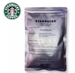 Starbucks pure ground matcha powder