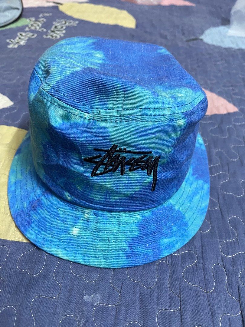 Stussy Tie Dye bucket hat Men s Fashion Watches Accessories