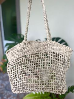 Summer tote straw bag