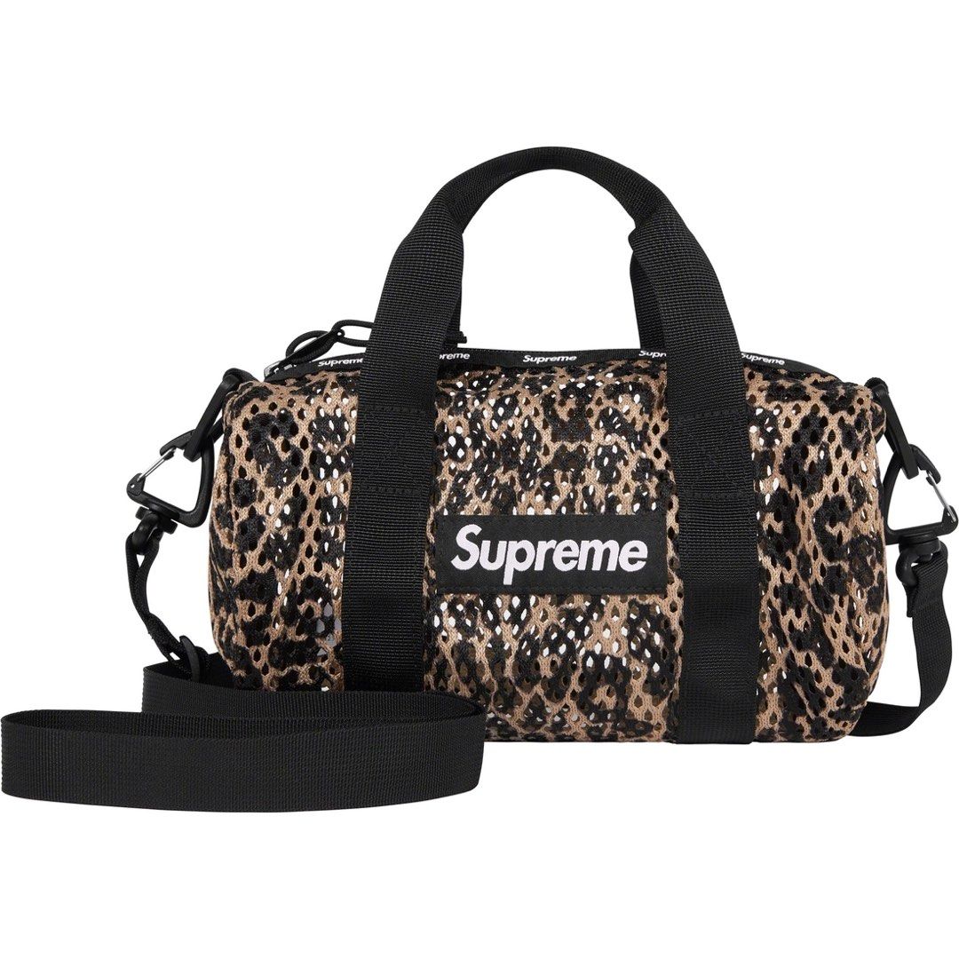 Supreme 2023 SS Small Mesh Duffle Bag, 名牌, 手袋及銀包- Carousell