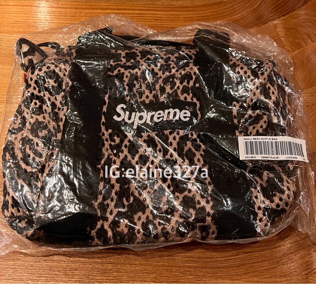 Supreme 2023 SS Small Mesh Duffle Bag, 名牌, 手袋及銀包- Carousell