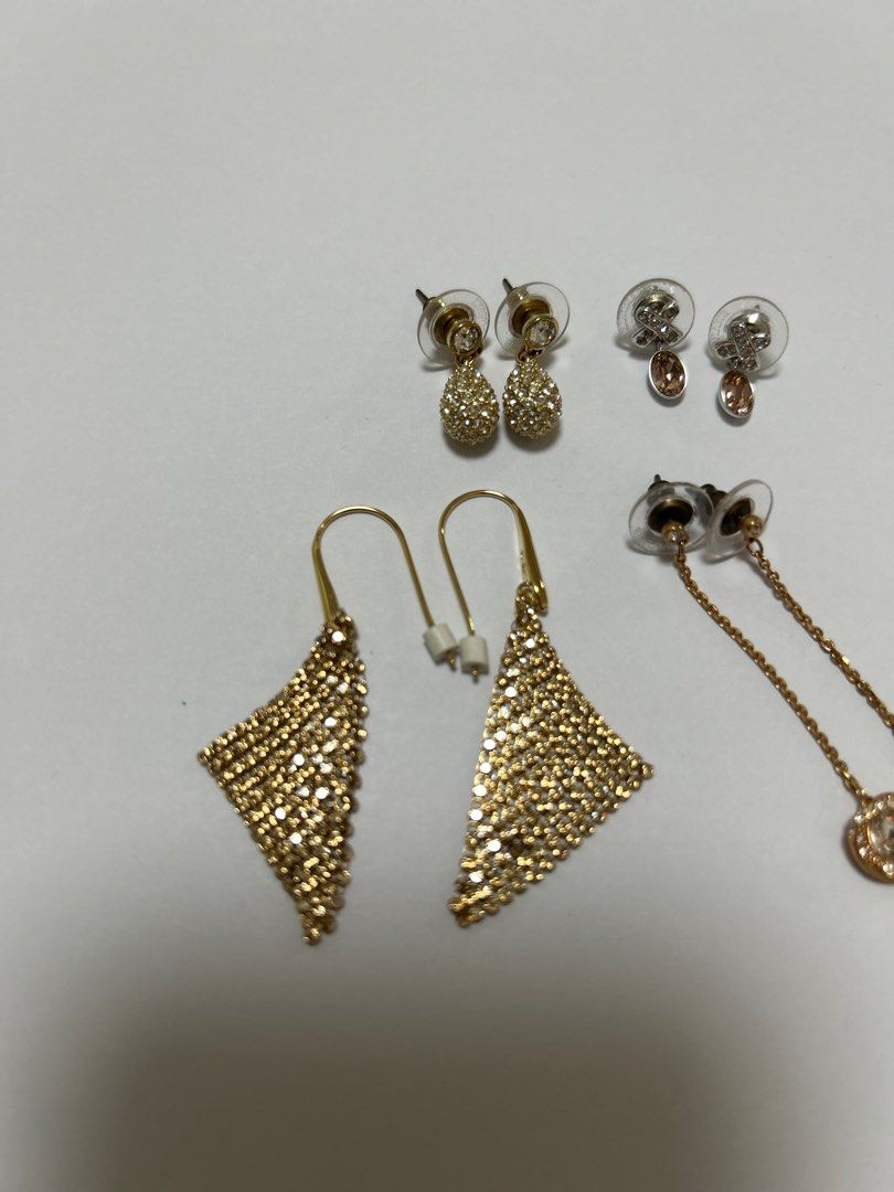 Swarovski earrings mix of brand new and pre loved