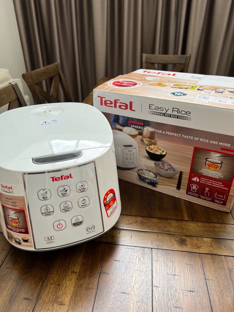 TEFAL EASY RICE SPHERICAL RICE COOKER 1.8L, TV & Home Appliances