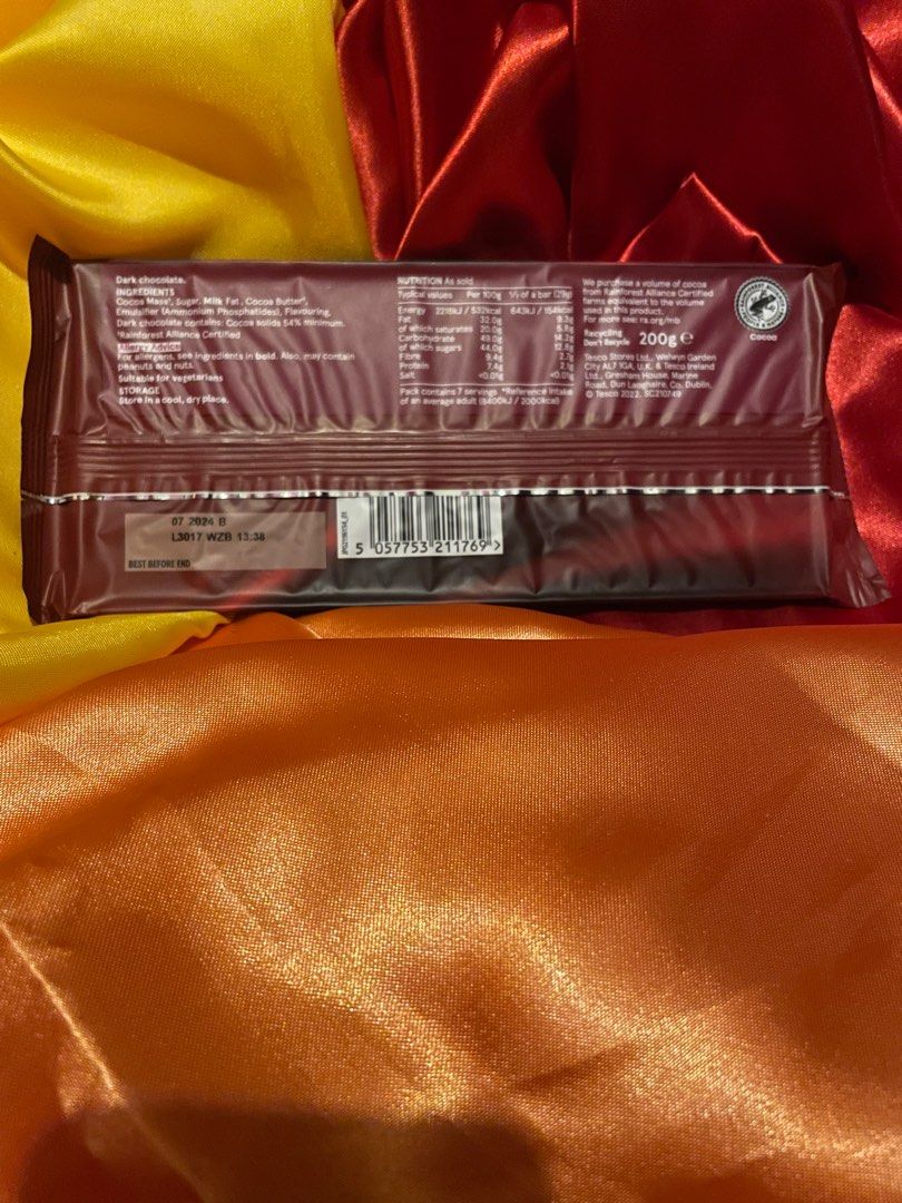 Tesco Dark Chocolate 200g On Carousell tesco-dark-chocolate-200g-on-carousell