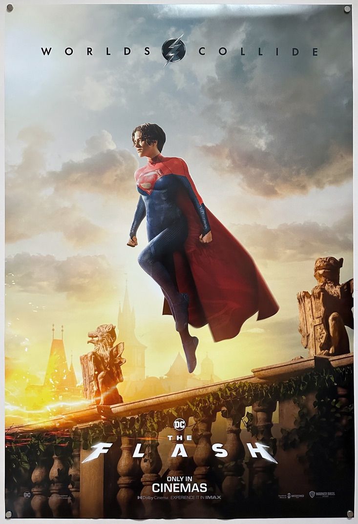 The Flash Original DS Movie Poster 27x40 Intl Teaser - Supergirl 2 ...