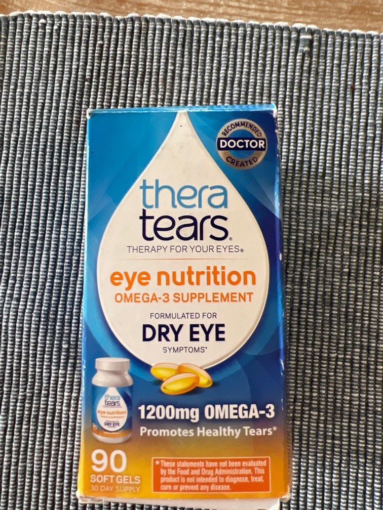 Thera tears omega 3 Health Nutrition Health Supplements Vitamins