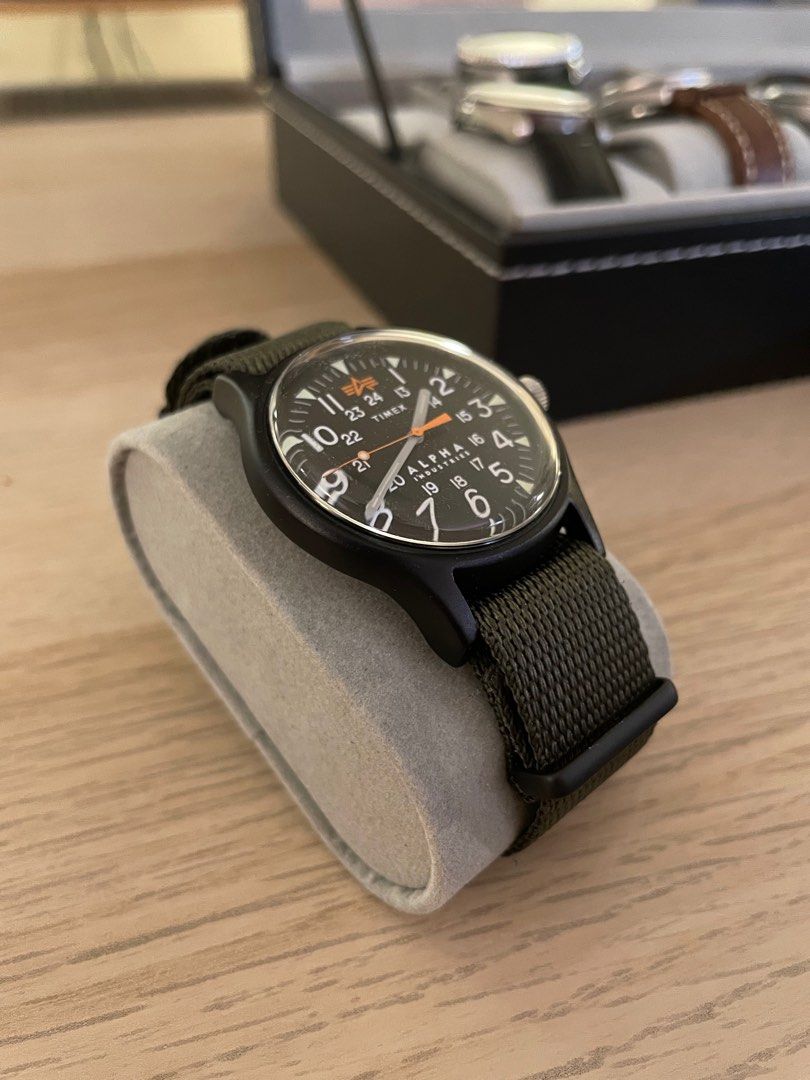 Timex x alpha industries online mk1 aluminium