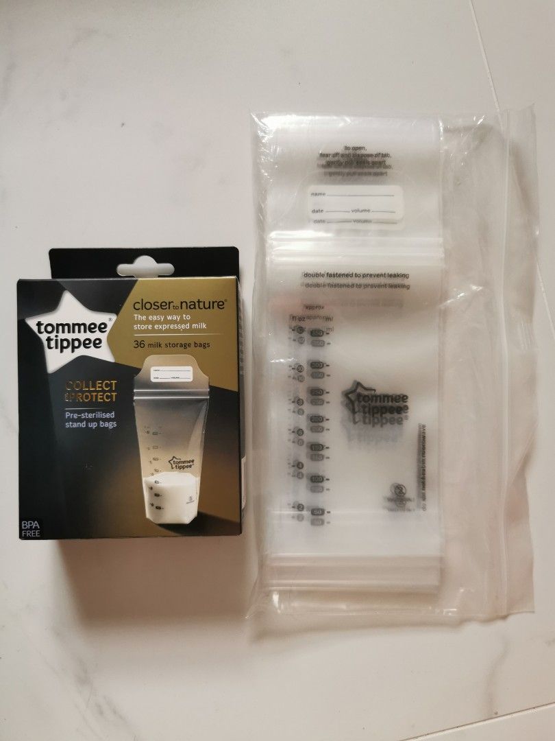 Tommee Tippee Milk Storage Bags (36+18=54 bags), Babies Kids