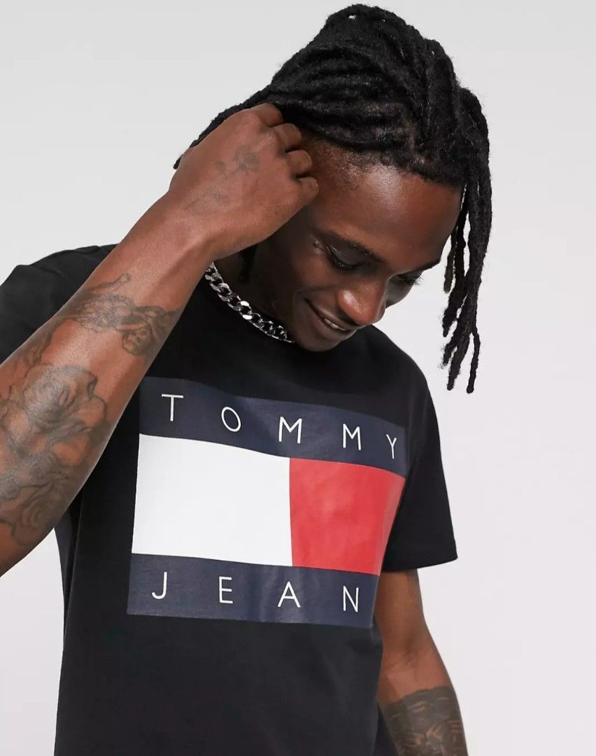 Tommy jeans top black shirt