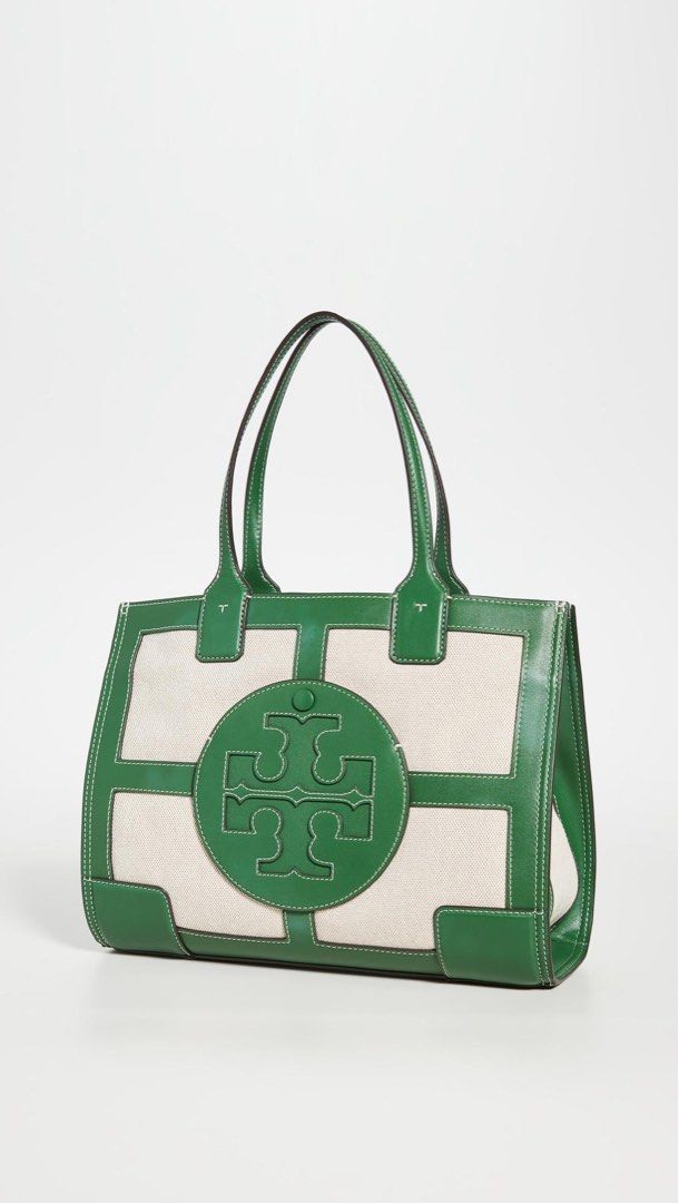 Tory Burch Ella Canvas Quadrant Tote