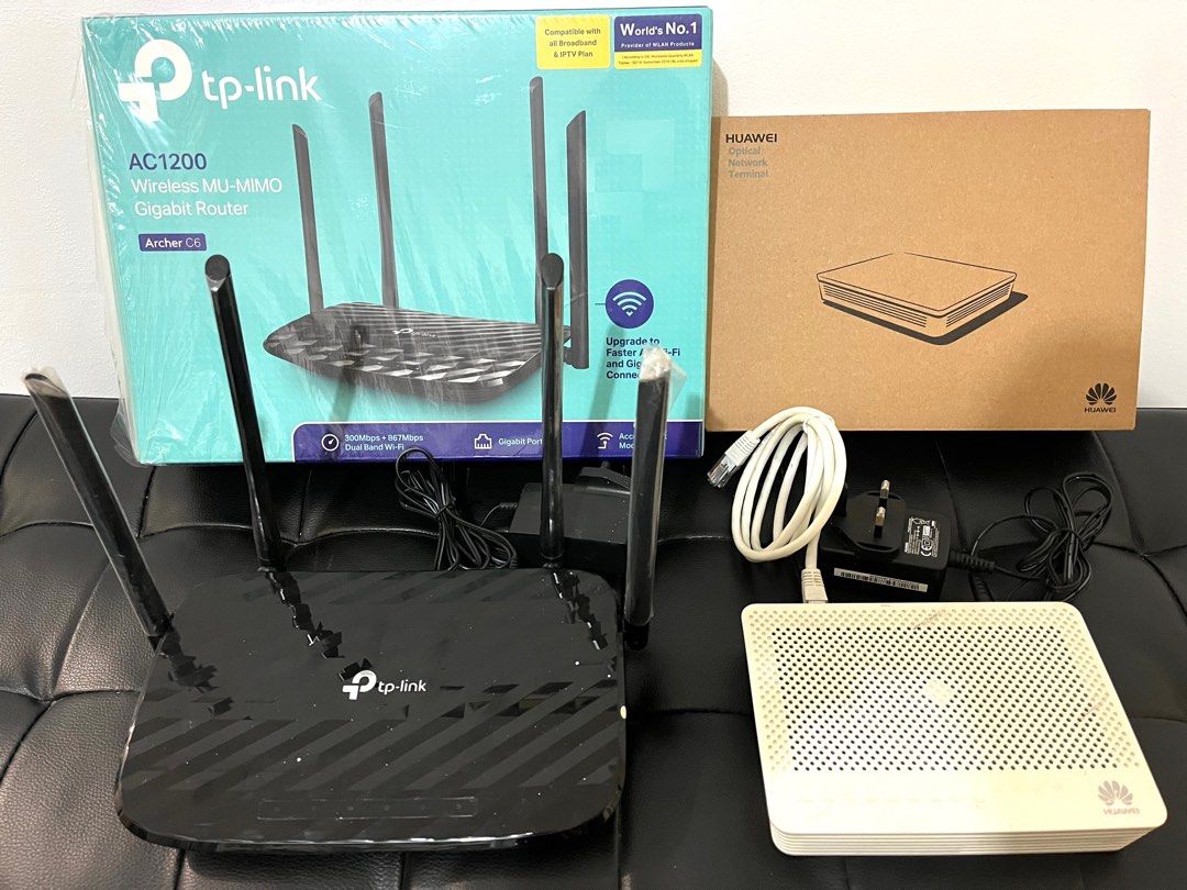 TP Link Router + Huawei Modem, Computers & Tech, Parts & Accessories ...