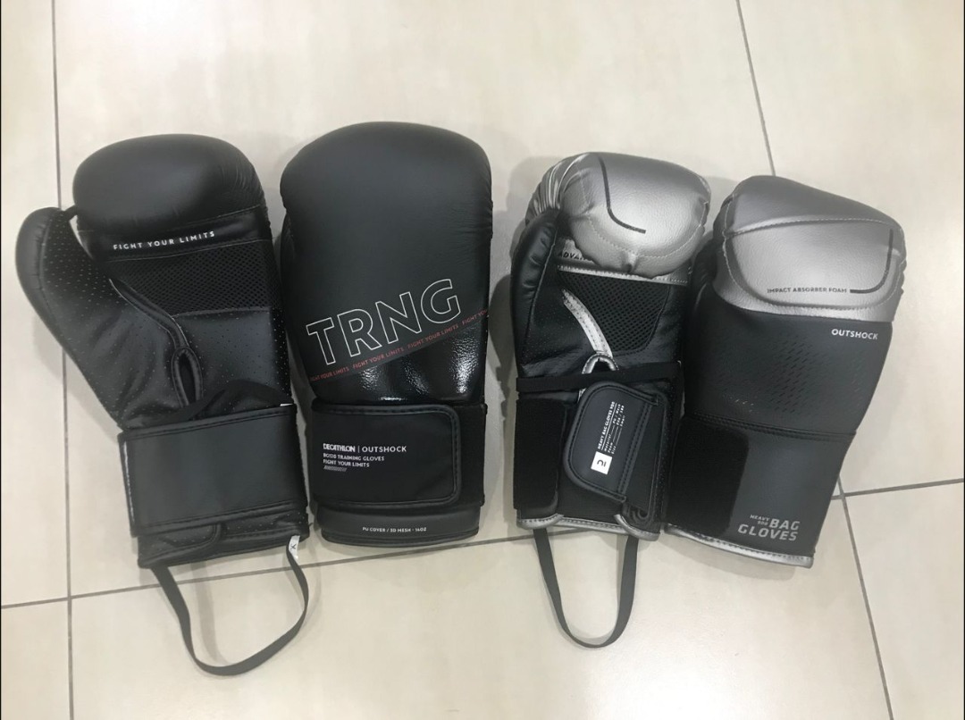 Two pairs of boxing glove
