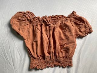 Two-way Smocked Ribbon Top