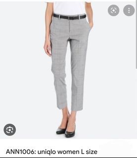 Uniqlo Smart 2way stretch  Windowpane  ankle Pants