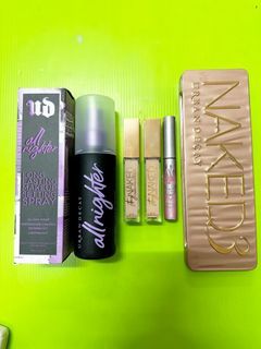 Urban decay gunk lip gloss ultimate ozone multipurpose primer pencil lipstick naked skin all nighter long lasting makeup primer allnighter setting conceal fixing spray stay naked weightless correcting concealer naked 3 eyeshadow palette