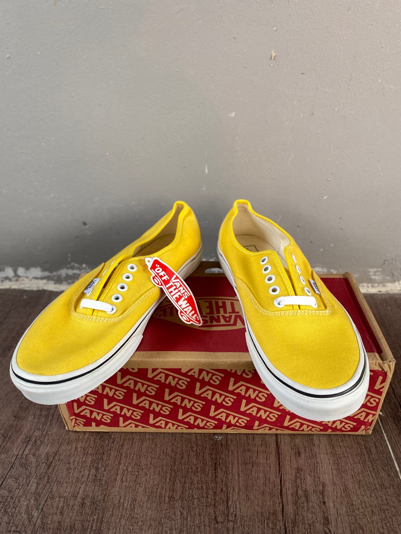 Vans authentic kuning clearance