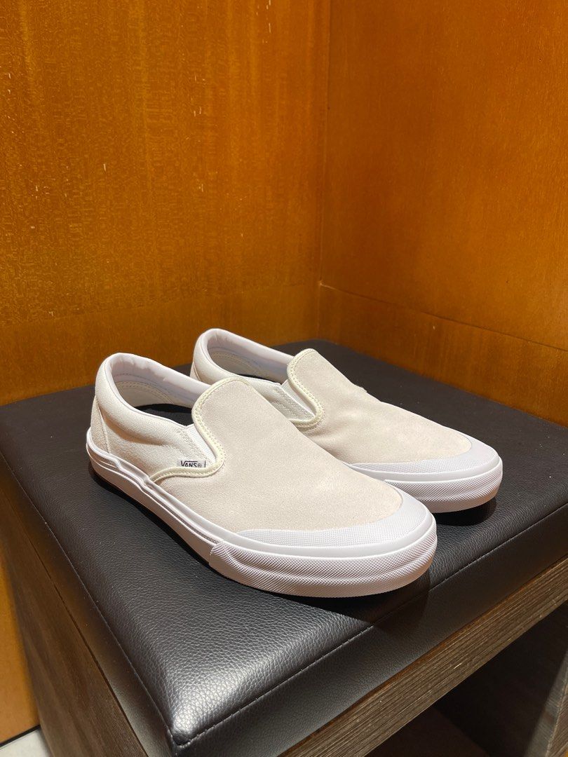 Vans slip on pro rubber print marshmallow shop