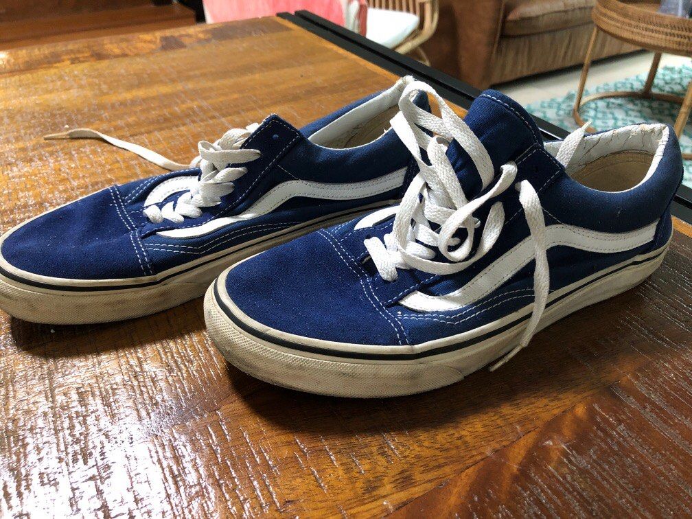 Blue vans size 9 online