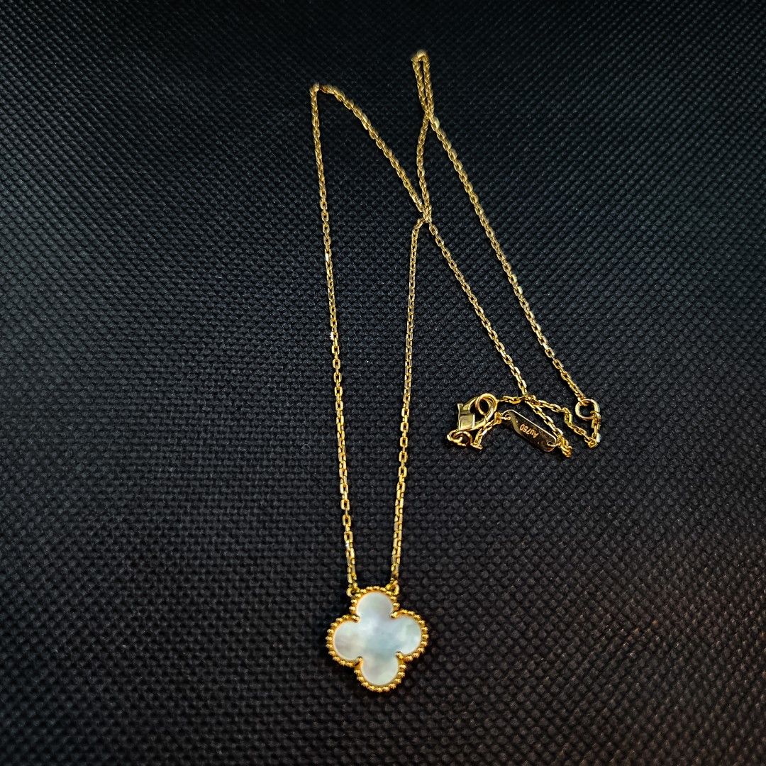 Vca rose gold necklace Sale