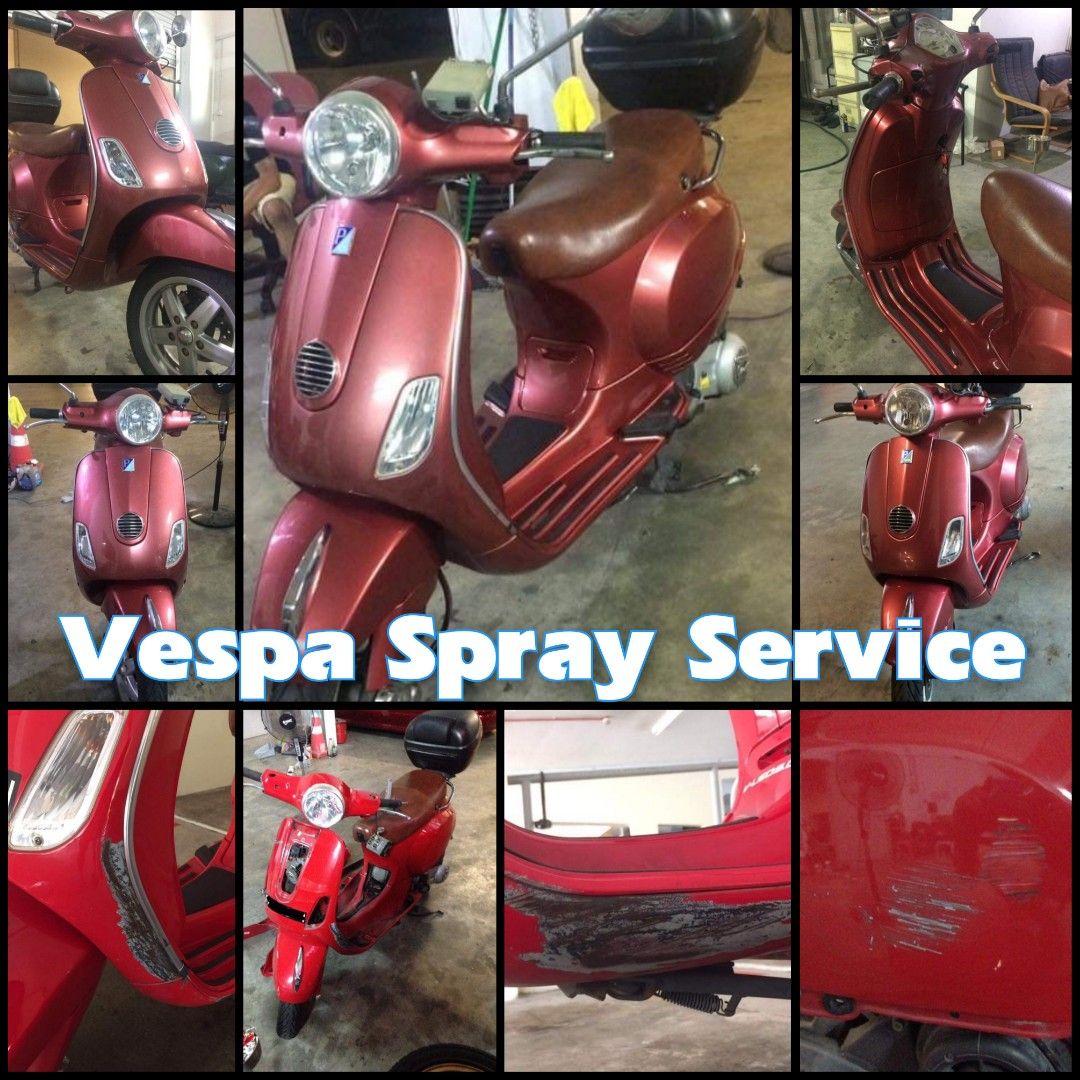 VESPA SPRAY SERVICE, Car Accessories, Car & Services on Carousell