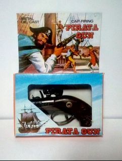 Vintage 1970's Die Cast Cap Firing Pirata Gun in Original Box NOS