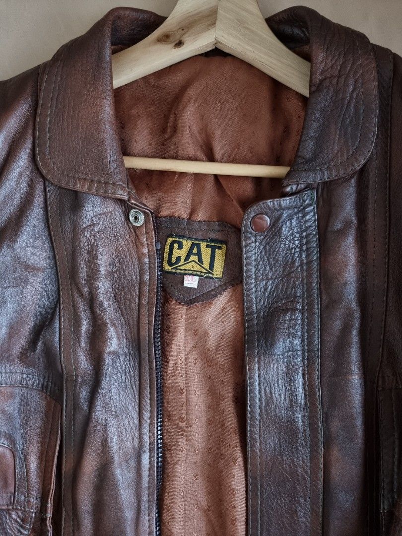 Caterpillar 2025 leather jacket