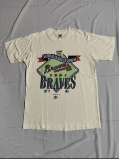 VTG 50s 60s Braves Cotton Baseball Jersey Patch Logo True Vintage
