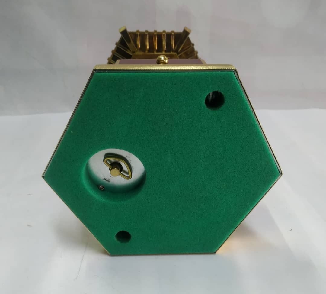 Vintage music carousel cigarette dispenser Lipstick holder with music box Collectible oriental